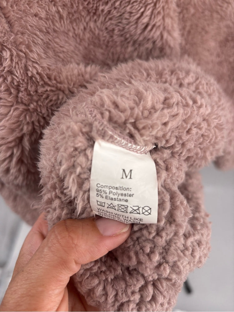 Source Unknown Plush Crewneck Sweater in Mauve