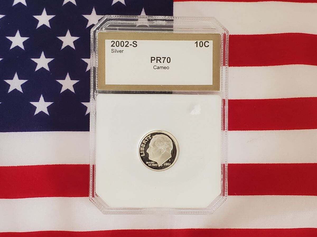Mixed Dime and Quarter Lot- Some Silver- All Slabbed (9)