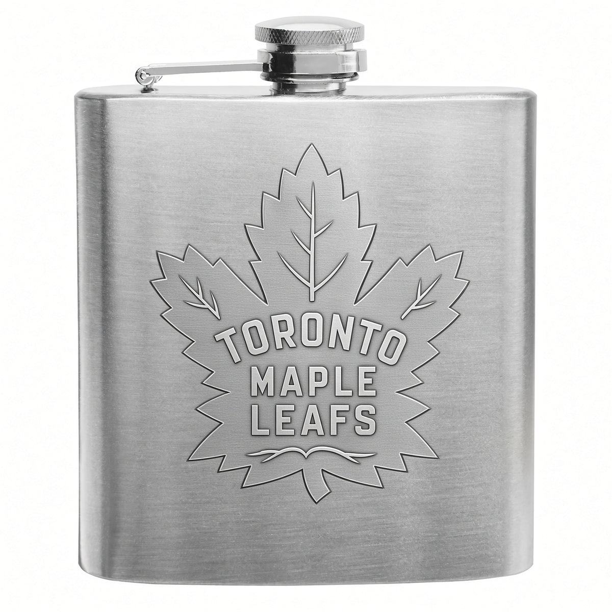 NHL Engraved Stainless Steel Flask