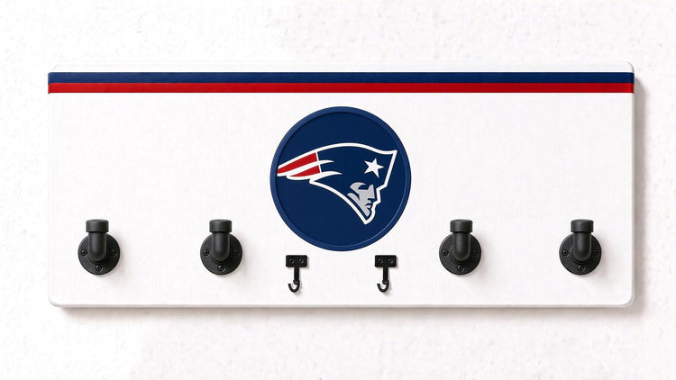 AFC-NFL-  Coat Rack, Sports Wall Hooks, Man Cave Coat Hanger, Football Fan Gift