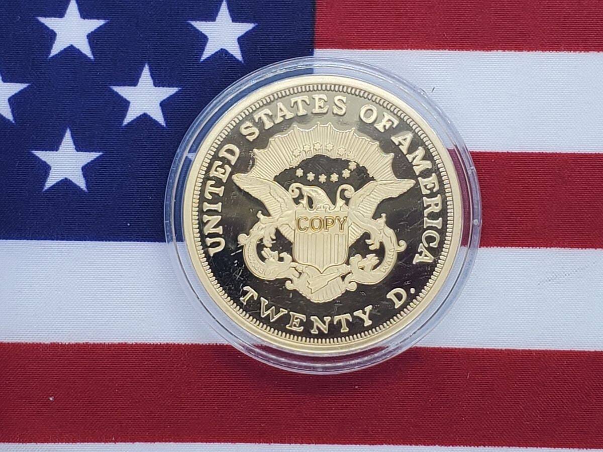 1849 Twenty D. Gold Coin