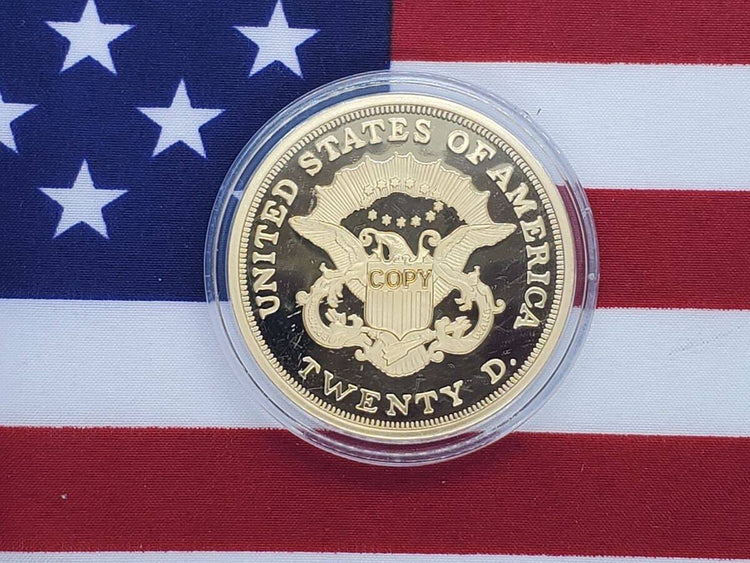 1849 Twenty D. Gold Coin