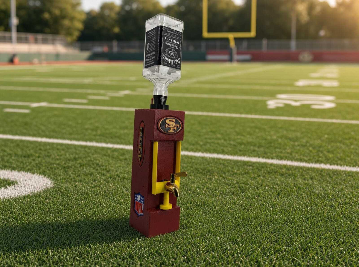 Handmade Solid Concrete Whiskey Dispenser –  All NFL teams Available ++