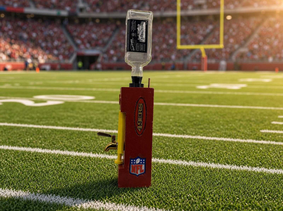Handmade Solid Concrete Whiskey Dispenser –  All NFL teams Available ++