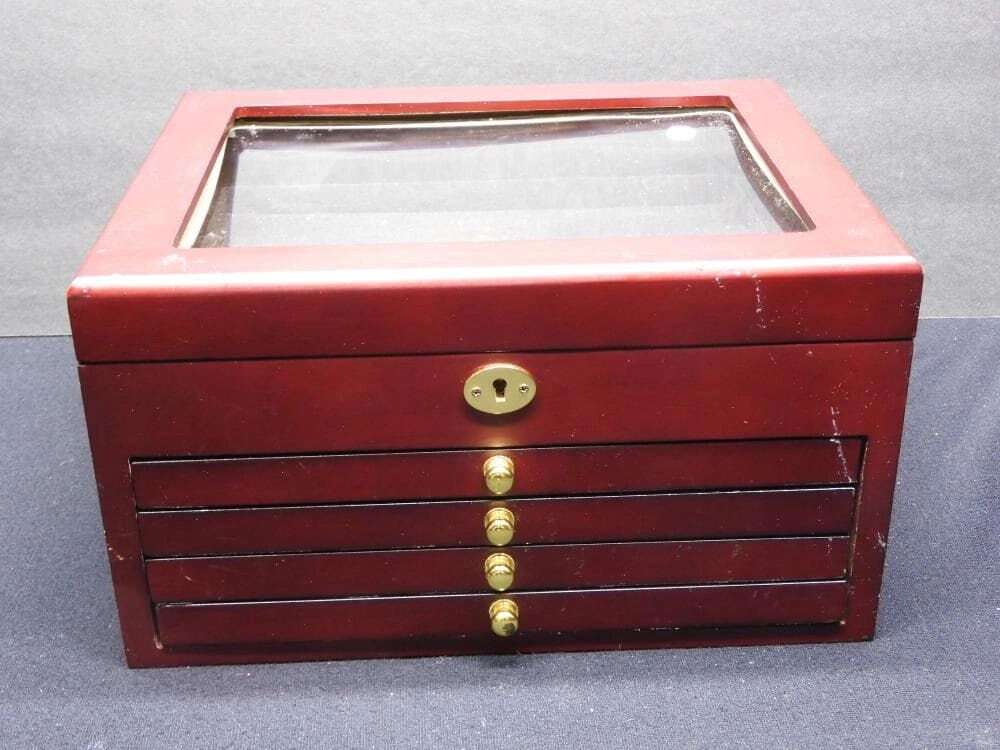 50-Presidential Dollar In Wooden Case