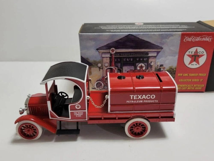 Ertl Texaco Diecast Truck Bank 1919 GMC Tanker