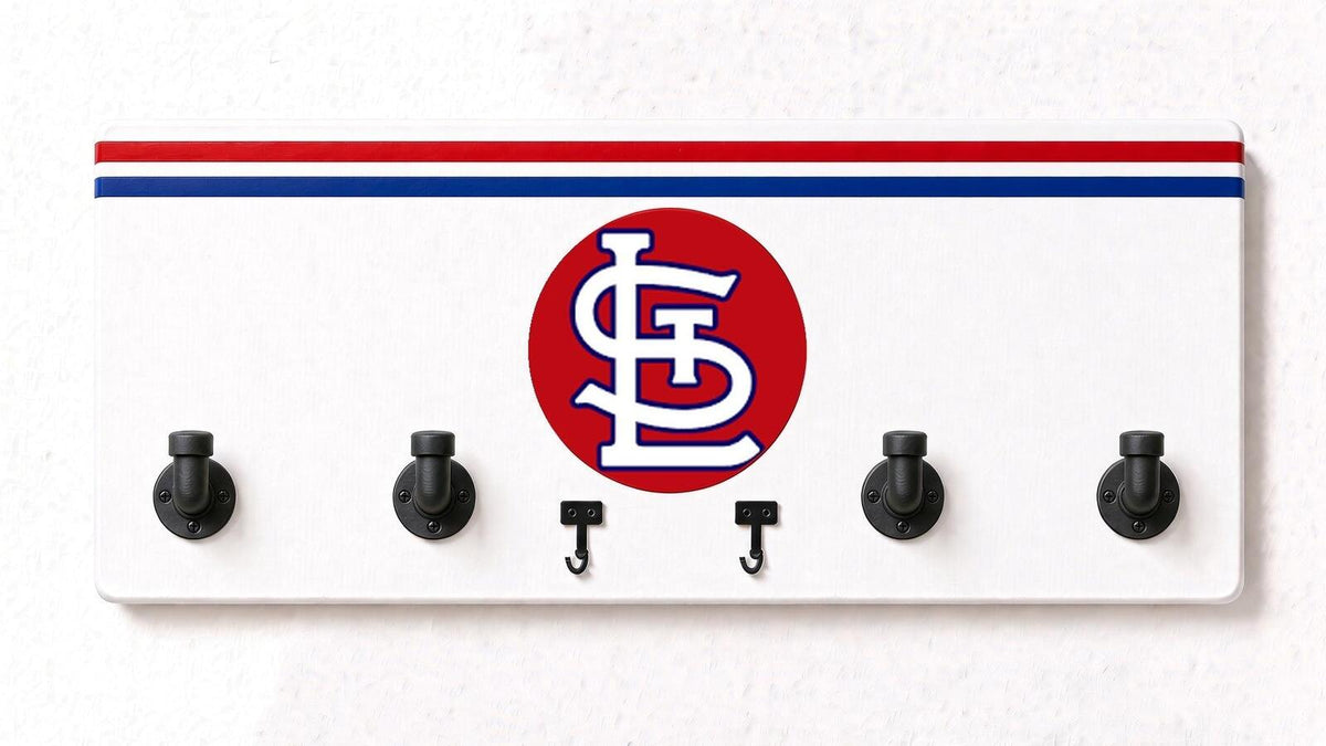 MLB NL-  Coat Rack, Sports Wall Hooks, Man Cave Coat Hanger, Hockey Fan Gift