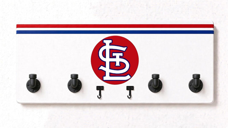 MLB NL-  Coat Rack, Sports Wall Hooks, Man Cave Coat Hanger, Hockey Fan Gift