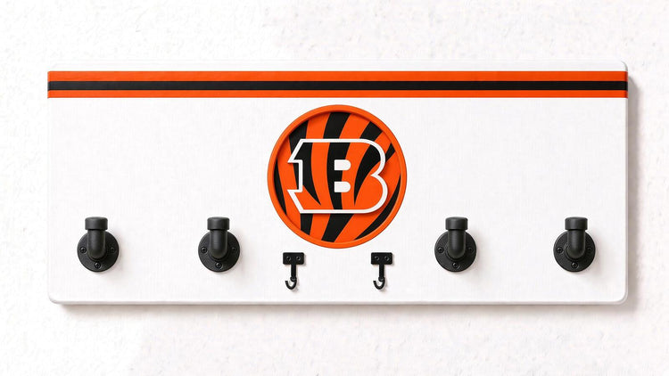 AFC-NFL-  Coat Rack, Sports Wall Hooks, Man Cave Coat Hanger, Football Fan Gift