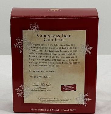 Santa- Gift Clip Hallmark