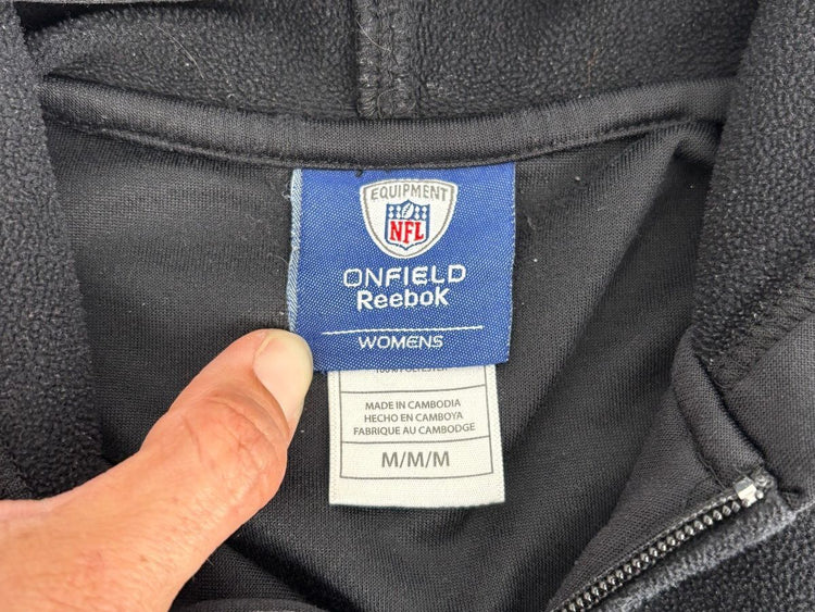 Reebok Onfield NFL Baltimore Ravens Women's M Full Zip Hoodie Jacket Fleece