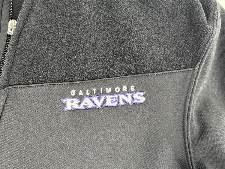 Reebok Onfield NFL Baltimore Ravens Women's M Full Zip Hoodie Jacket Fleece