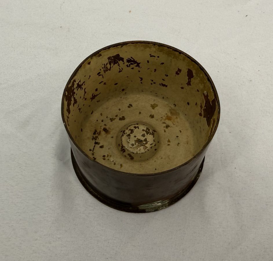 Undecorated 75mm French Artillery Shell Casing