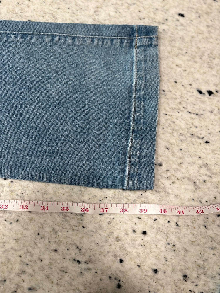 GAP Long & Lean Low Rise Y2K Light Wash Blue Jeans Size 6