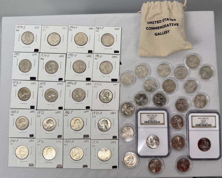 Quarter Collection including Certified Slabs