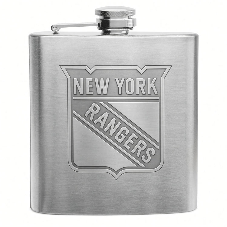 NHL Engraved Stainless Steel Flask